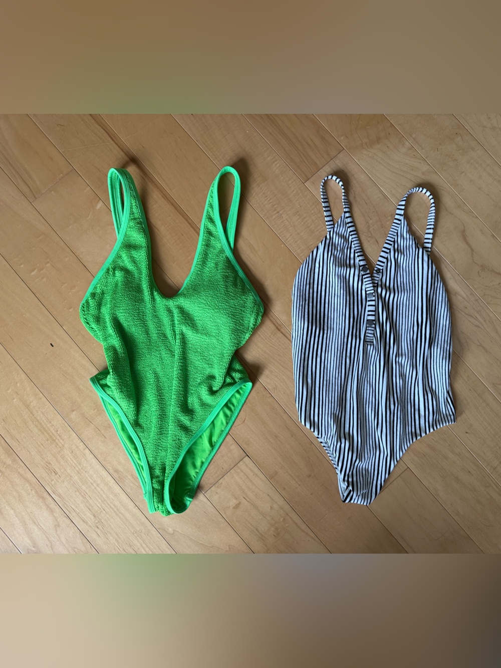 Urban Outfitters Neon Green One-Piece Swimsuits